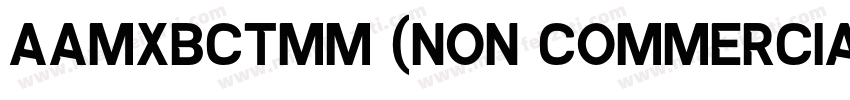 AaMXBCTMM (Non Commercial Use)Aa 蜜字体转换